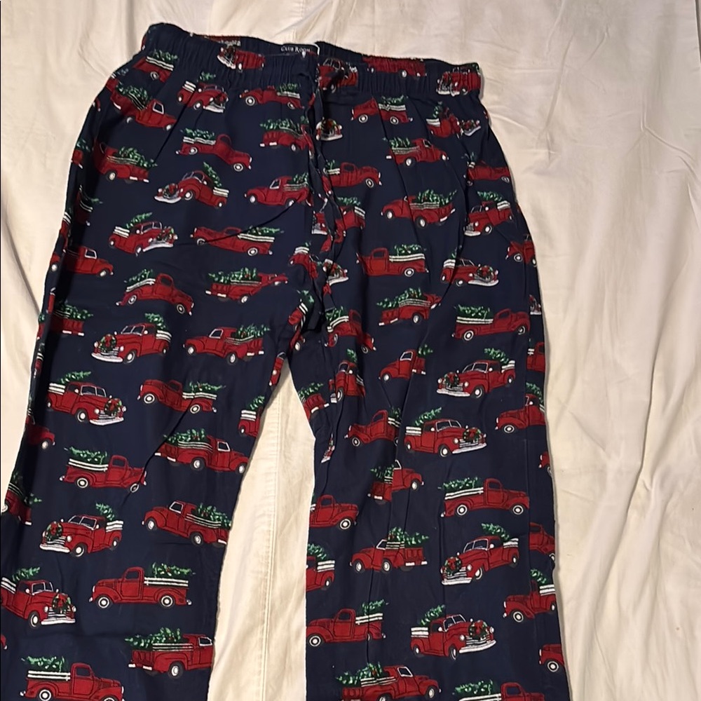 Club Room Red Truck Print Pajama Pants